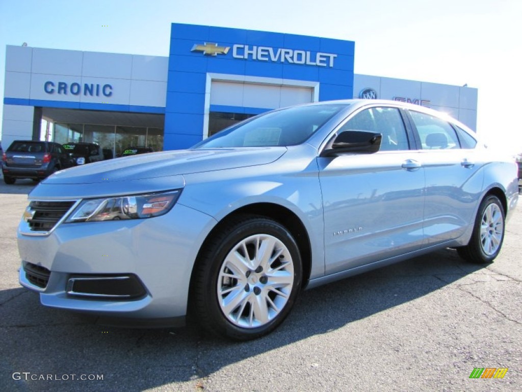 2014 Impala LS - Silver Topaz Metallic / Jet Black/Dark Titanium photo #3