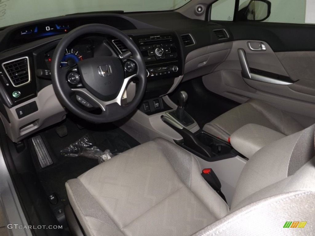 Gray Interior 2013 Honda Civic EX Coupe Photo #87849920