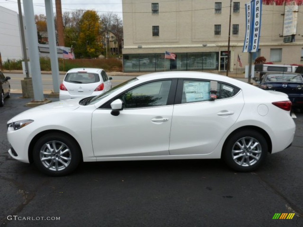Snowflake White Pearl 2014 Mazda MAZDA3 i Touring 4 Door Exterior Photo #87850193