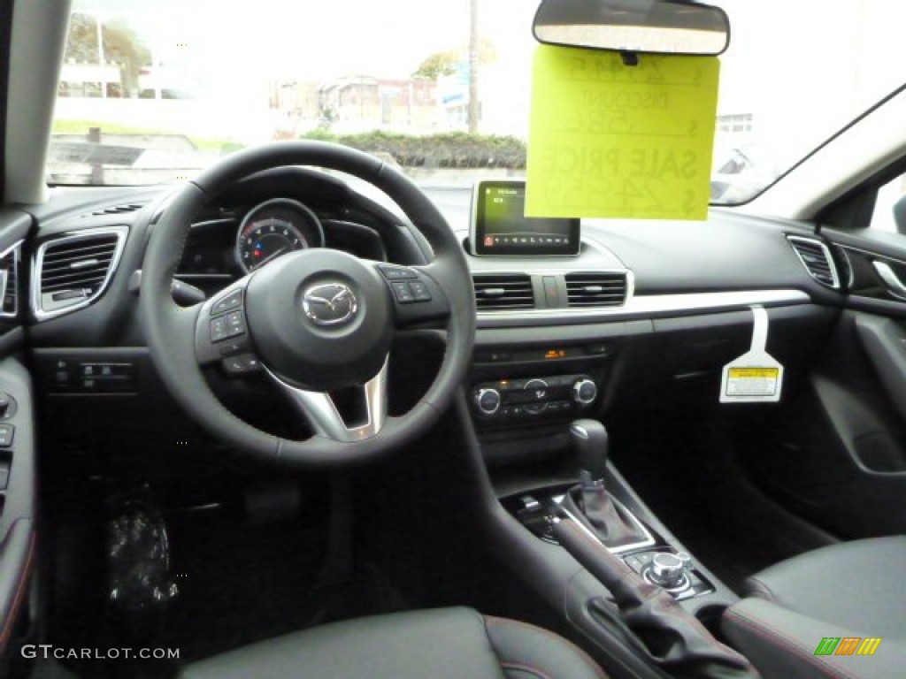 2014 Mazda MAZDA3 s Touring 4 Door Black Dashboard Photo #87850859