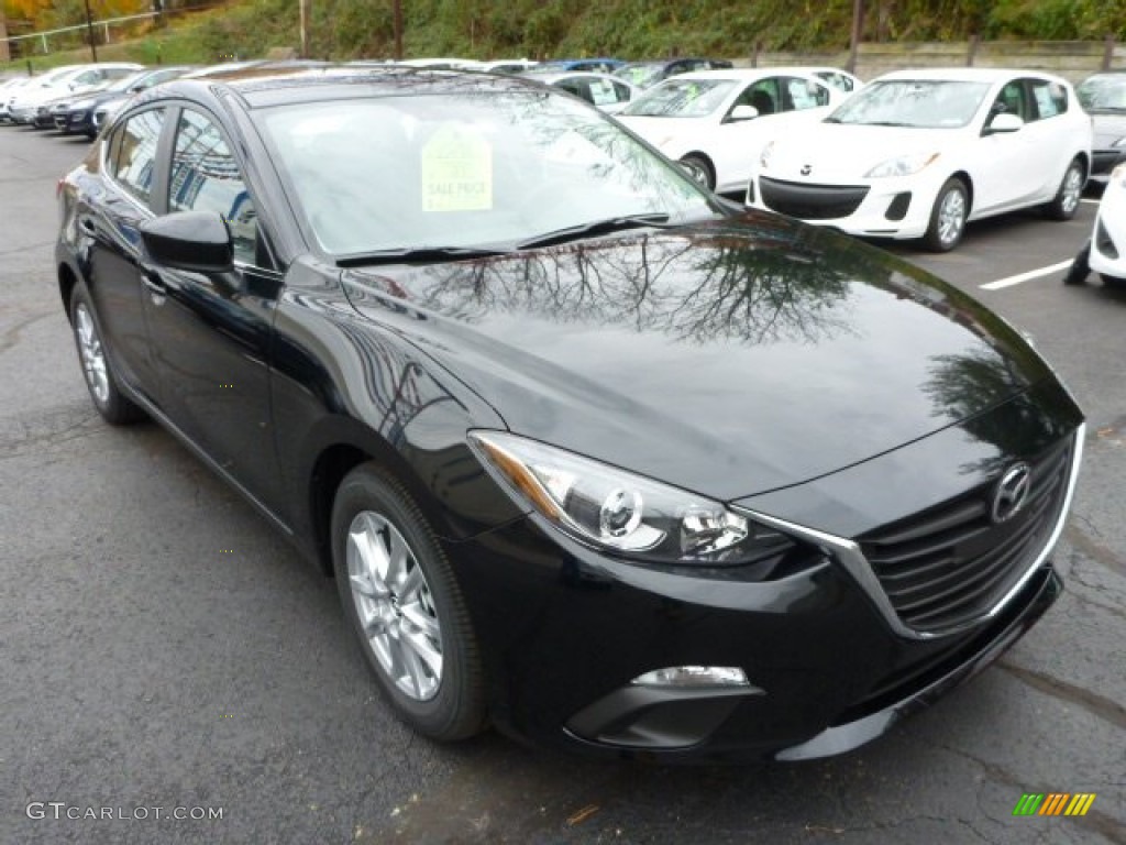 Jet Black Mica 2014 Mazda MAZDA3 i Touring 4 Door Exterior Photo #87852494