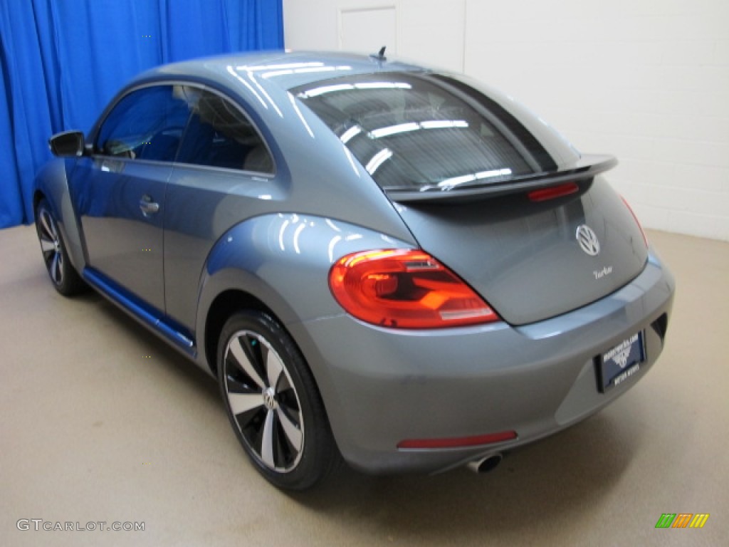 2012 Beetle Turbo - Platinum Gray Metallic / Titan Black photo #6