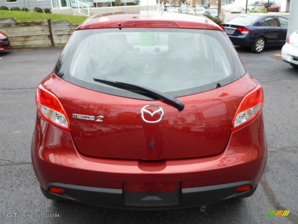 2014 Mazda2 Sport - Zeal Red / Black photo #4