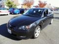 Black Mica 2008 Mazda MAZDA3 s Grand Touring Sedan