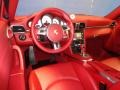 Carrera Red Natural Leather Prime Interior Photo for 2012 Porsche 911 #87853754