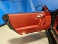 Carrera Red Natural Leather Door Panel Photo for 2012 Porsche 911 #87853781
