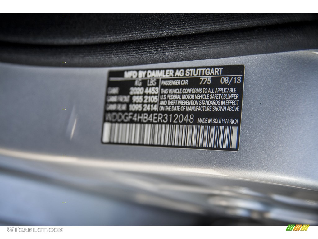 2014 C Color Code 775 for Iridium Silver Metallic Photo #87853856