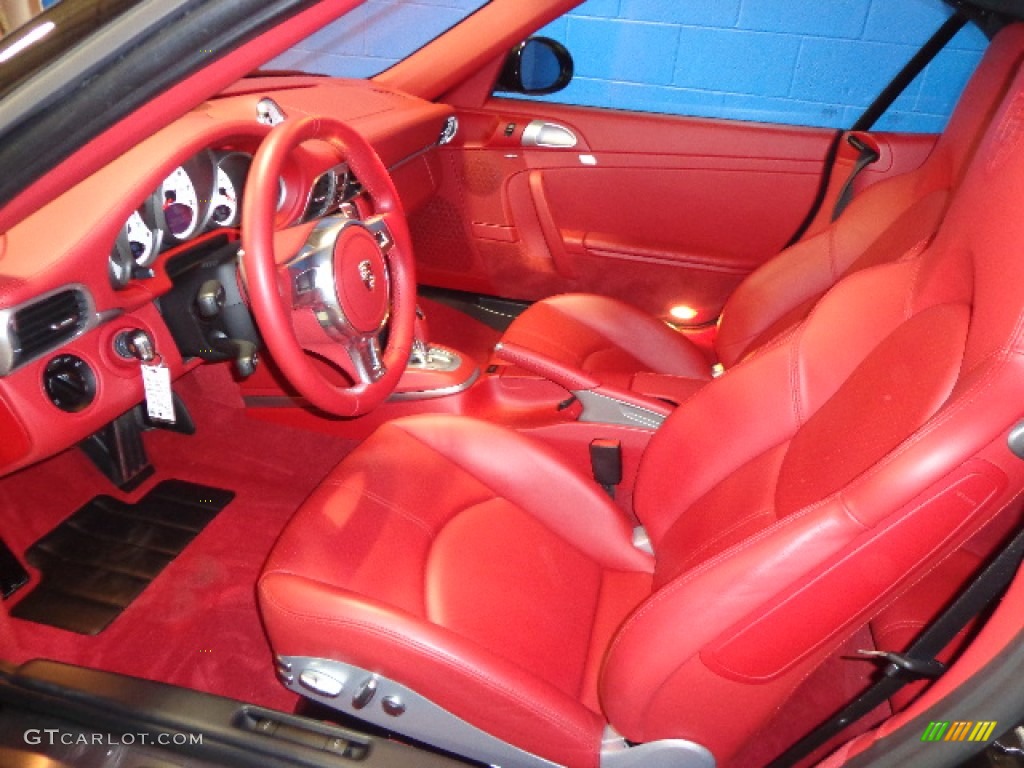 Carrera Red Natural Leather Interior 2012 Porsche 911 Carrera GTS Cabriolet Photo #87853904