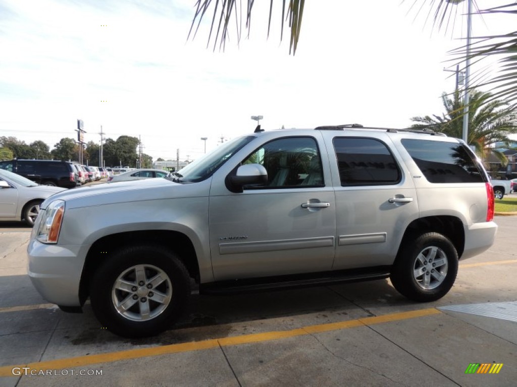 2013 Yukon SLT - Quicksilver Metallic / Light Titanium photo #5