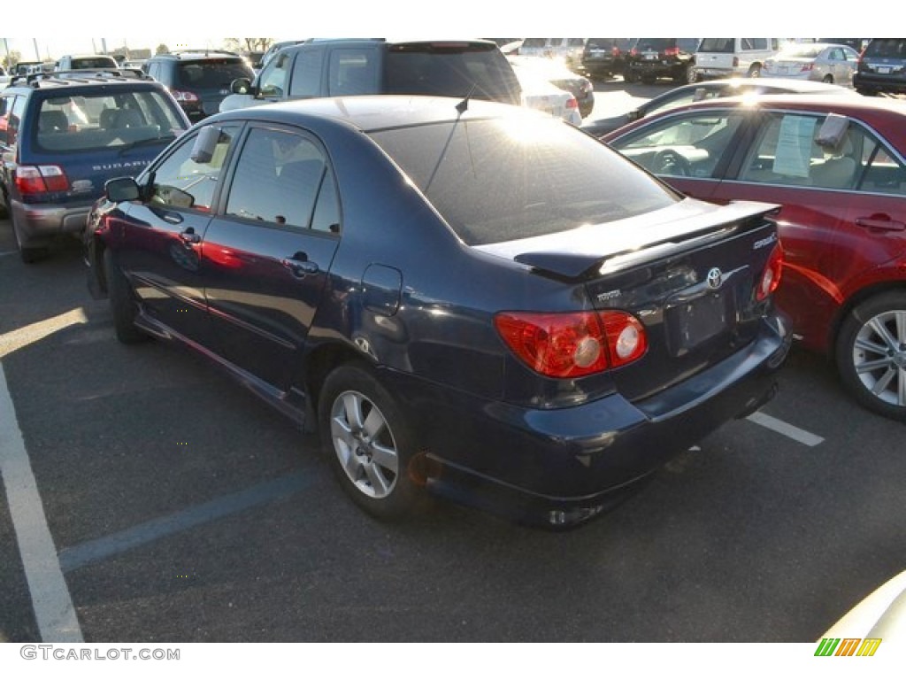 2006 Corolla S - Indigo Ink Pearl / Dark Charcoal photo #3