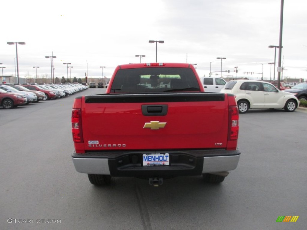 2013 Silverado 1500 LTZ Crew Cab 4x4 - Victory Red / Ebony photo #5