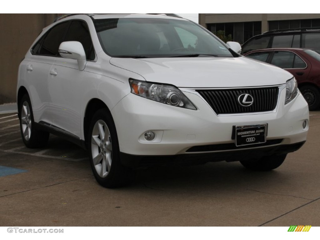 2011 RX 350 - Starfire White Pearl / Light Gray photo #1