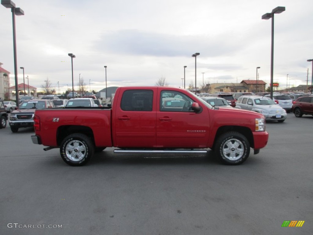 2013 Silverado 1500 LTZ Crew Cab 4x4 - Victory Red / Ebony photo #7