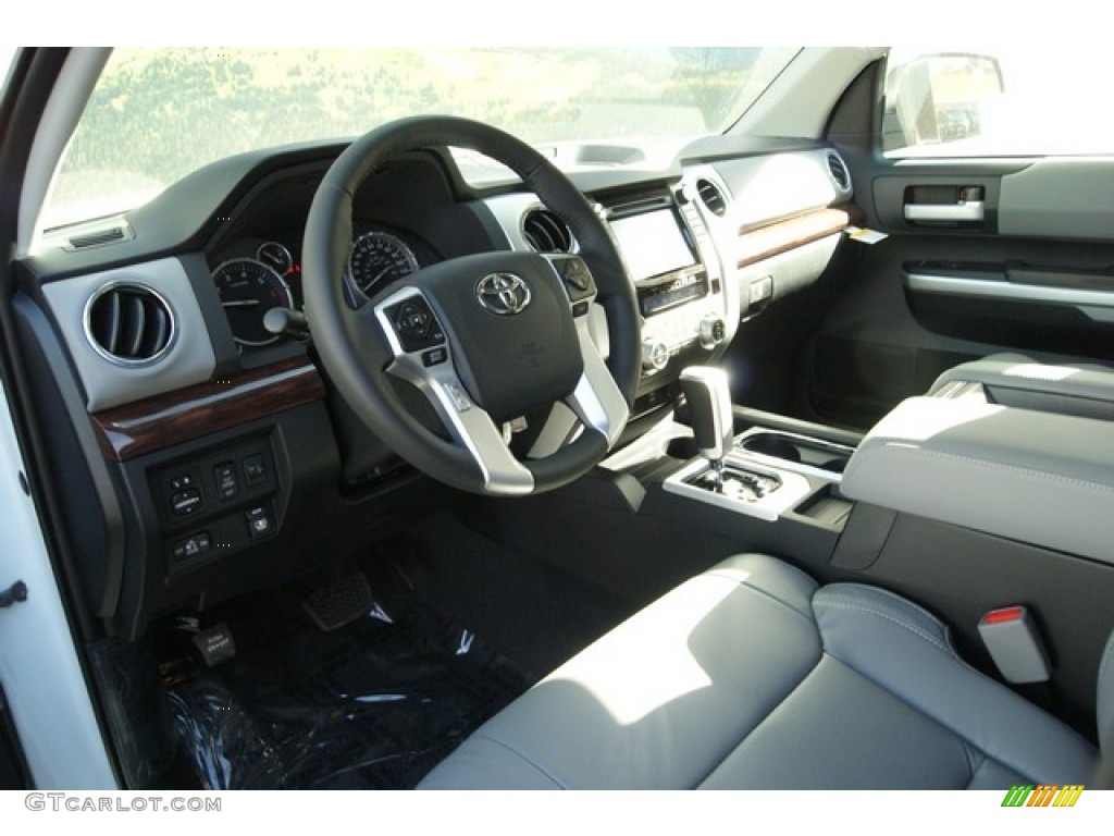 2014 Tundra Limited Double Cab 4x4 - Super White / Graphite photo #5