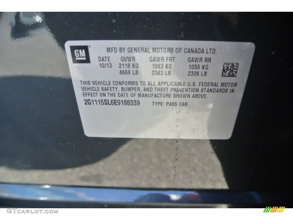 2014 Impala LT - Ashen Gray Metallic / Jet Black photo #7