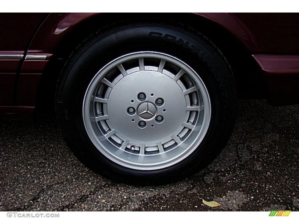 1989 S Class 560 SEL - Desert Red Metallic / Beige photo #19