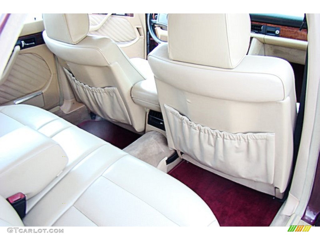 1989 S Class 560 SEL - Desert Red Metallic / Beige photo #27