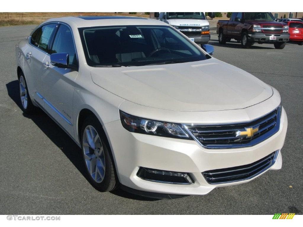2014 Impala LTZ - White Diamond Tricoat / Jet Black photo #1