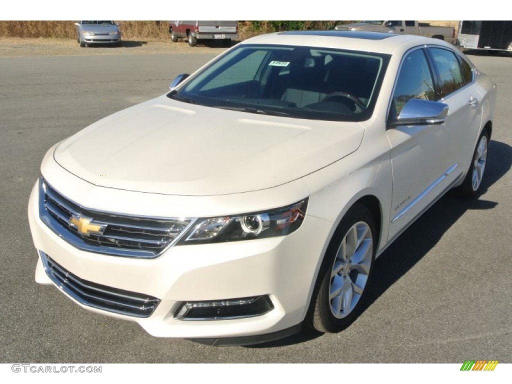 2014 Impala LTZ - White Diamond Tricoat / Jet Black photo #2