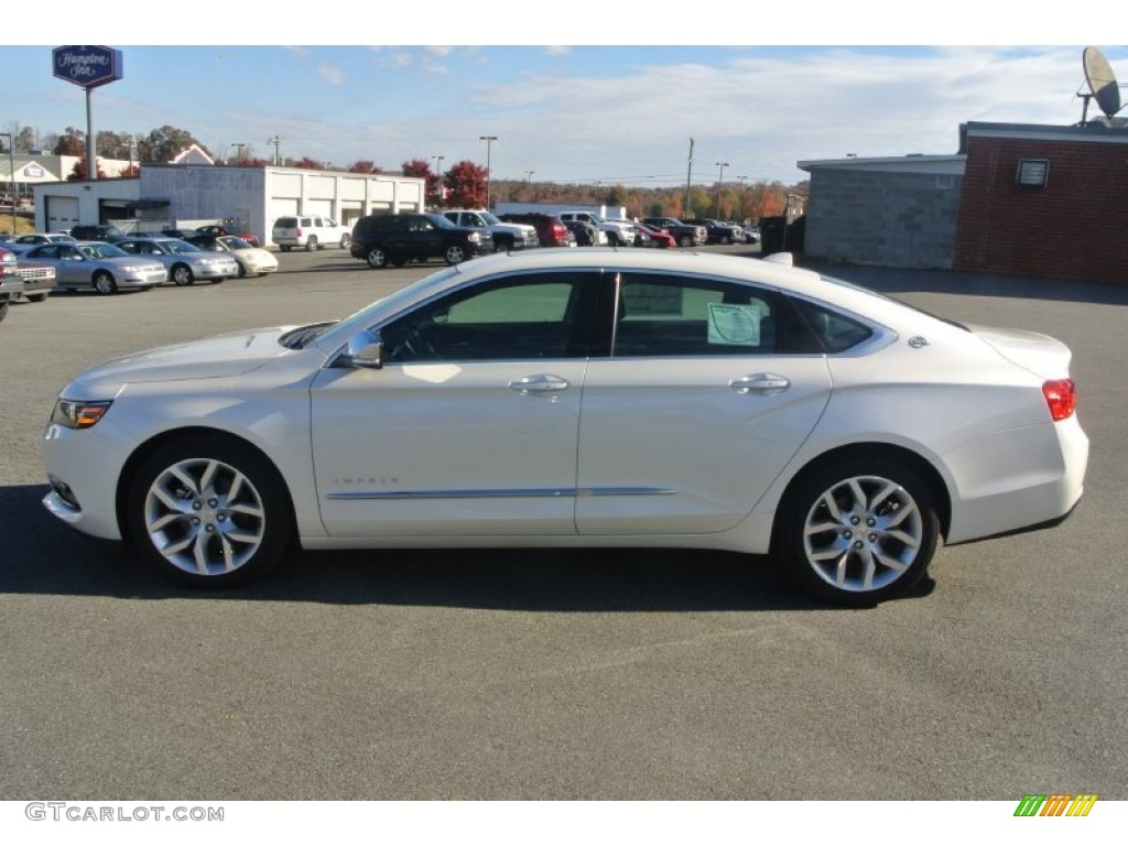 2014 Impala LTZ - White Diamond Tricoat / Jet Black photo #3