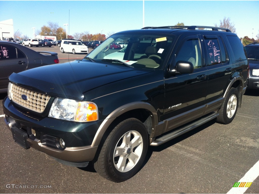 Aspen Green Metallic 2004 Ford Explorer Eddie Bauer 4x4 Exterior Photo #87858401