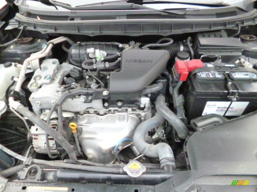 2011 Rogue SV AWD - Wicked Black / Gray photo #18