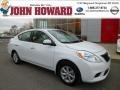 Fresh Powder White 2014 Nissan Versa 1.6 SV Sedan