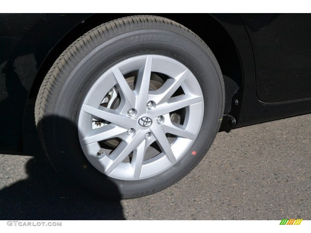 2014 Prius v Two - Black / Bisque photo #9