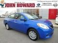 2014 Metallic Blue Nissan Versa 1.6 SV Sedan  photo #1