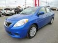 2014 Metallic Blue Nissan Versa 1.6 SV Sedan  photo #3