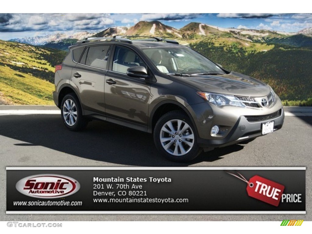 2013 RAV4 Limited AWD - Pyrite Mica / Beige photo #1