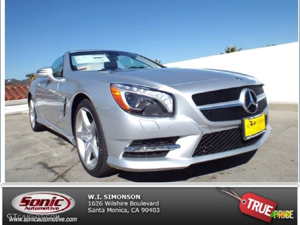 2014 SL 550 Roadster - Iridium Silver Metallic / Black photo #1