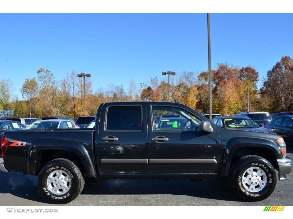 Black Granite Metallic 2008 Chevrolet Colorado LT Crew Cab Exterior Photo #87865519
