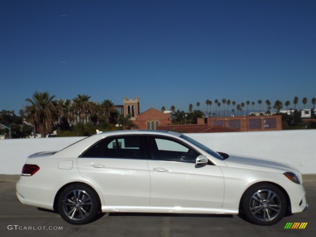2014 E E250 BlueTEC Sedan - Diamond White Metallic / Black photo #3