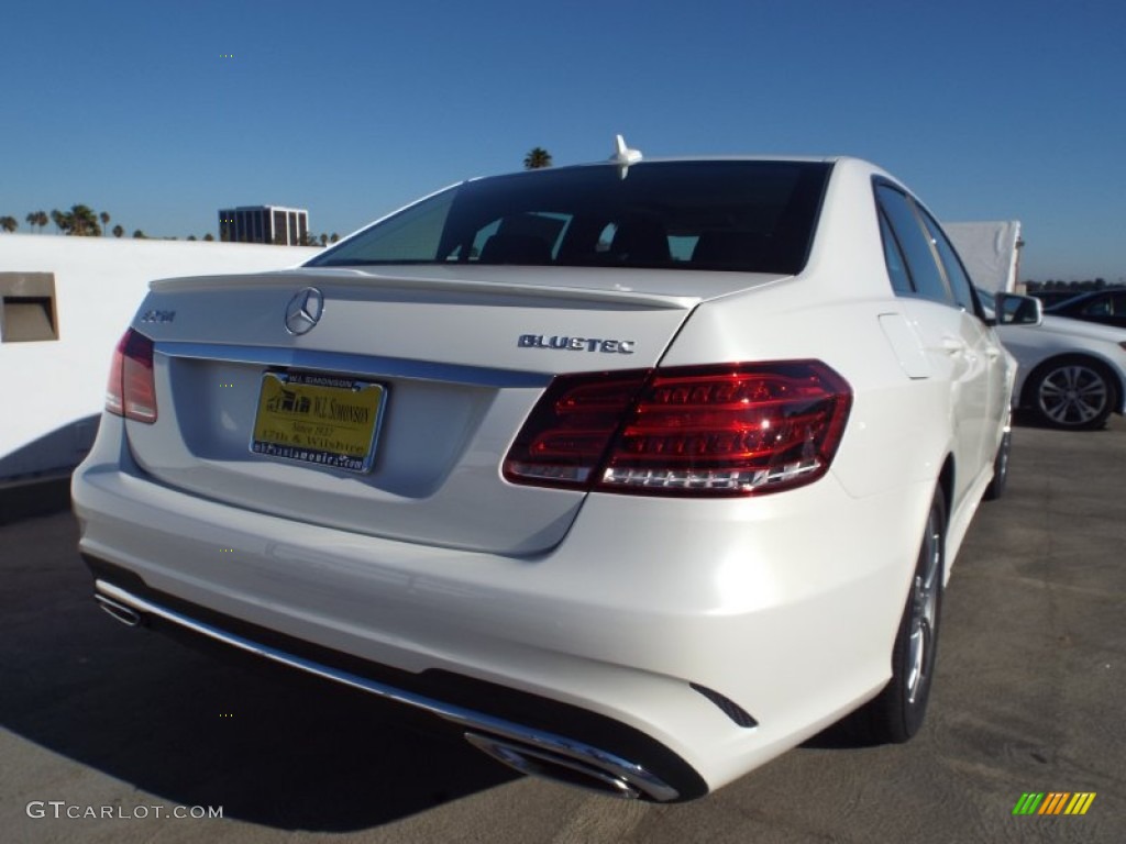 2014 E E250 BlueTEC Sedan - Diamond White Metallic / Black photo #4