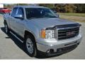 2010 Pure Silver Metallic GMC Sierra 1500 SLE Crew Cab  photo #2