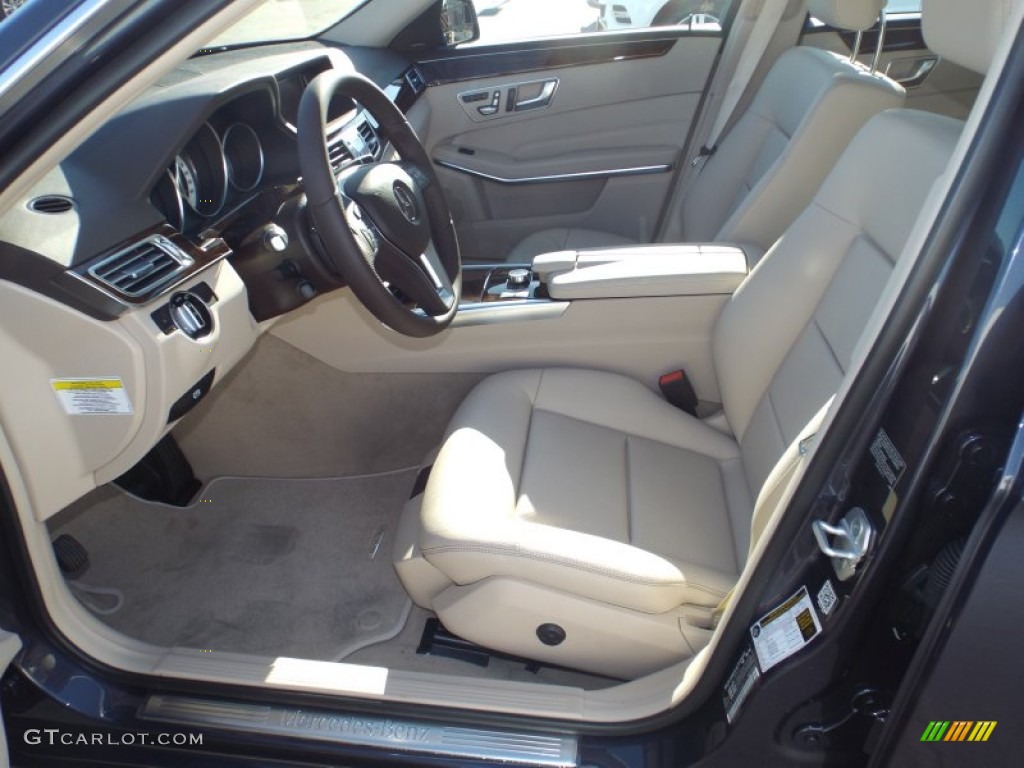2014 E 350 Sport Sedan - Indigo Blue Metallic / Silk Beige/Espresso Brown photo #7
