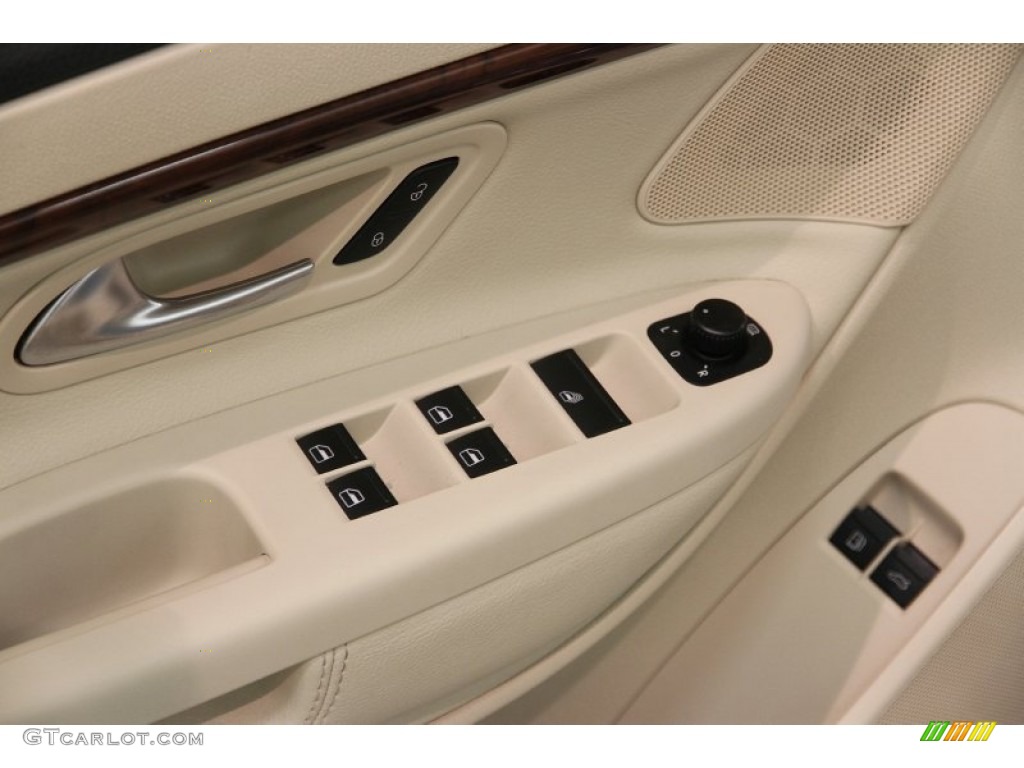 2007 Eos 2.0T - Eismeer Blue Metallic / Cornsilk Beige photo #6