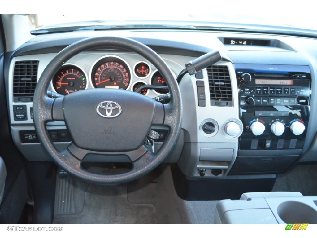 2007 Tundra SR5 Double Cab 4x4 - Black / Graphite Gray photo #24