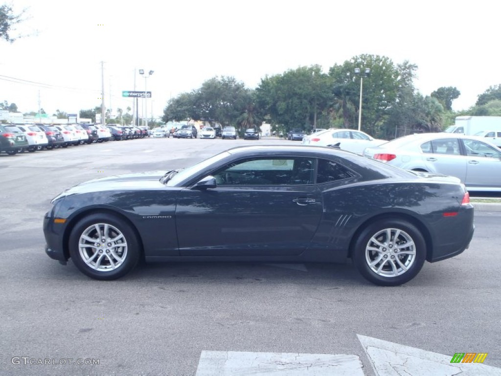 2014 Camaro LS Coupe - Ashen Gray Metallic / Black photo #3