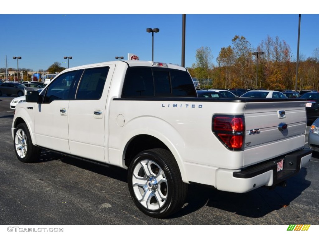 2011 F150 Limited SuperCrew - White Platinum Metallic Tri-Coat / Steel Gray/Black photo #49