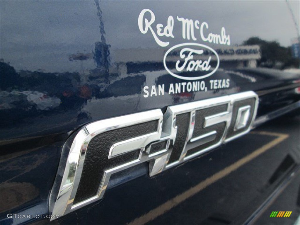 2010 F150 Lariat SuperCrew 4x4 - Dark Blue Pearl Metallic / Medium Stone photo #6