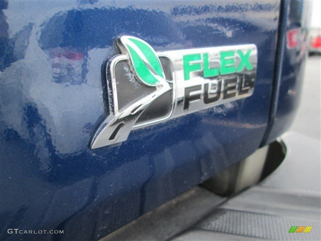 2010 F150 Lariat SuperCrew 4x4 - Dark Blue Pearl Metallic / Medium Stone photo #7