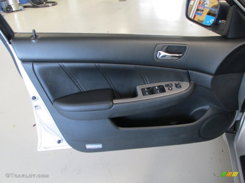 2006 Accord EX-L Sedan - Alabaster Silver Metallic / Black photo #8