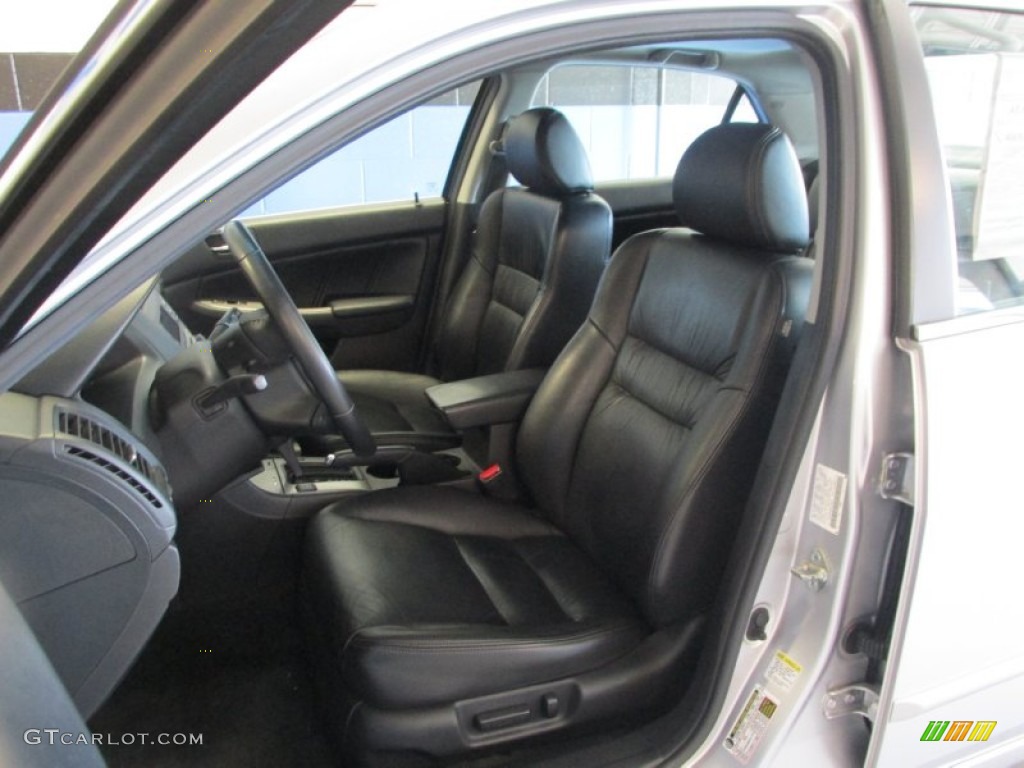 2006 Accord EX-L Sedan - Alabaster Silver Metallic / Black photo #9