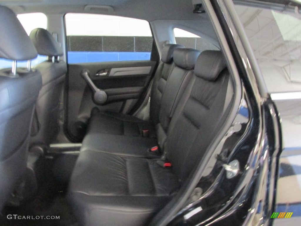 2009 CR-V EX-L 4WD - Crystal Black Pearl / Black photo #10