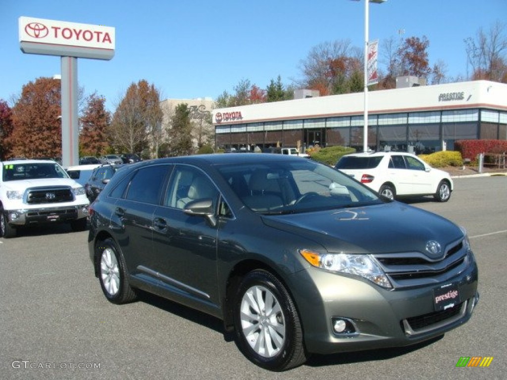 2013 Venza LE AWD - Cypress Green Pearl / Ivory photo #1