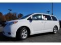 2014 Super White Toyota Sienna LE  photo #3