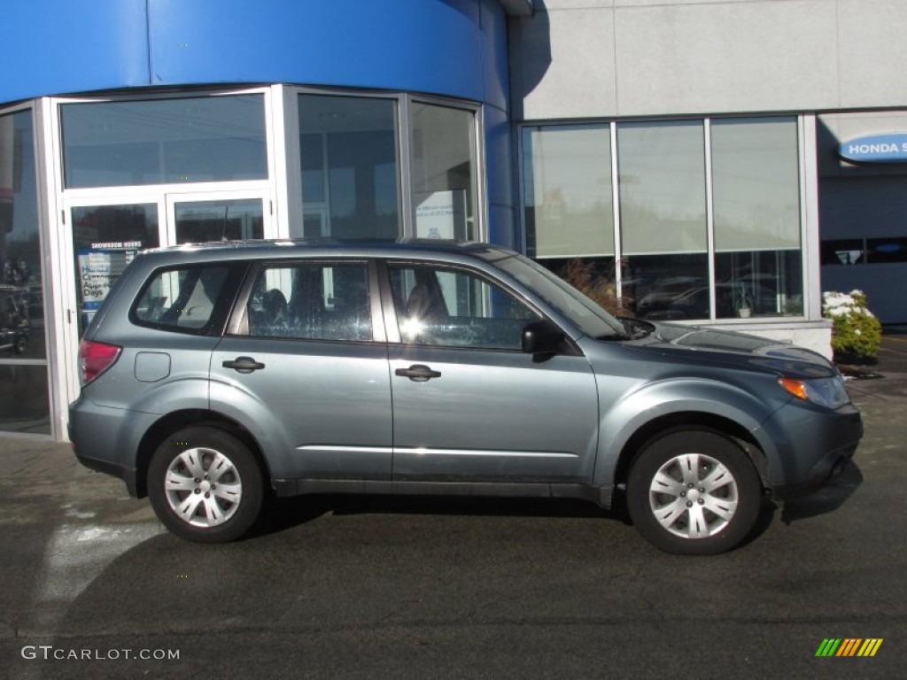 2009 Forester 2.5 X - Sage Green Metallic / Black photo #2