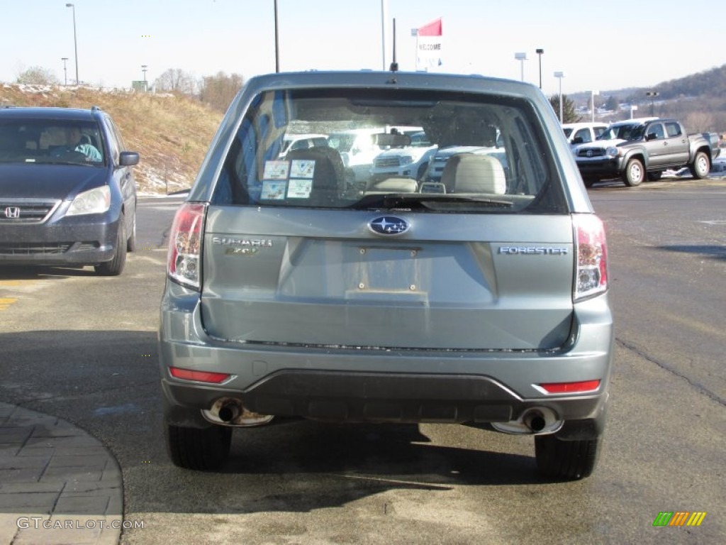 2009 Forester 2.5 X - Sage Green Metallic / Black photo #6